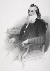 Portræt af Gideon Welles (1802-78) swed
